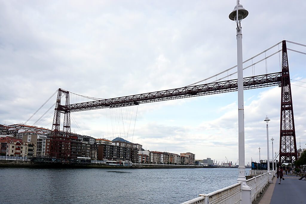 Biskaya-Brücke im Baskenland bei Bilbao