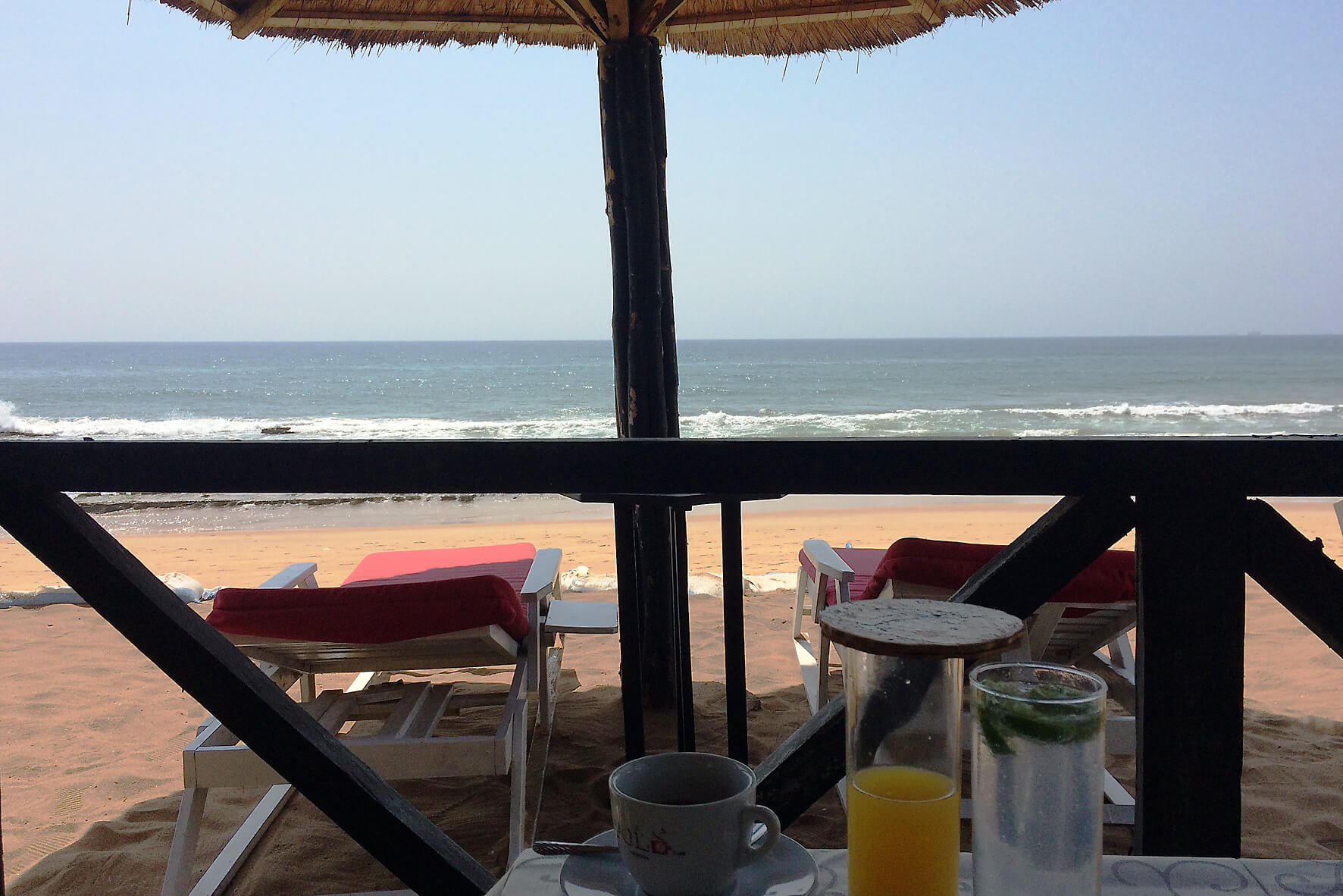 Strand vom Hotel Madiba, Lomé