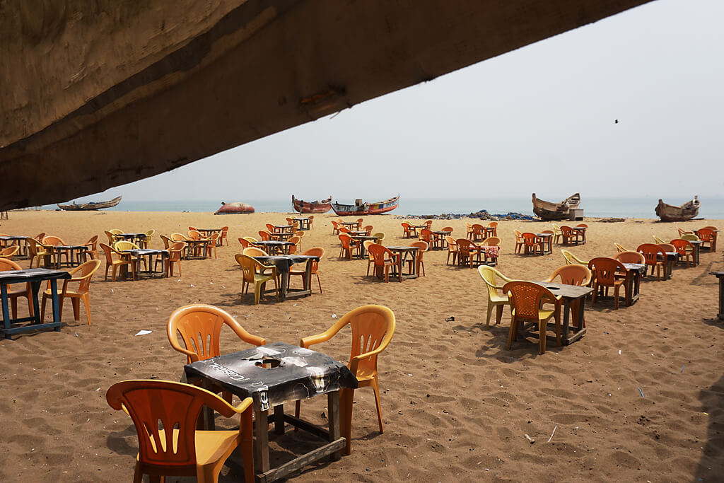 Restaurant am Strand von Lomé