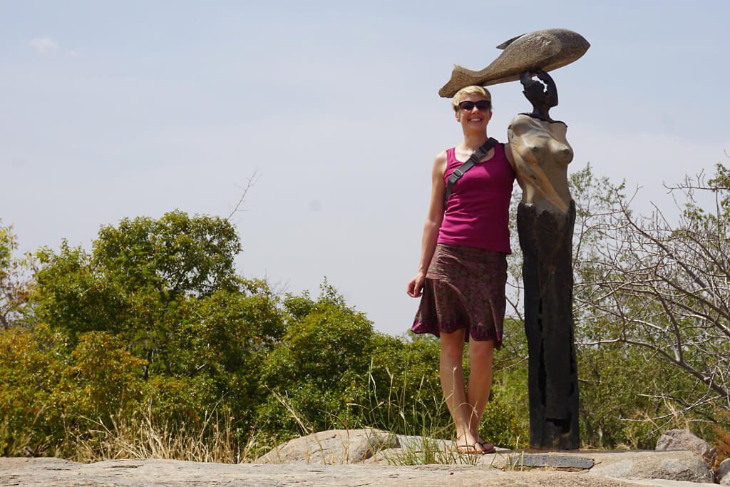 Parque international de granit Laong bei Ouagadougou in Burkina Faso