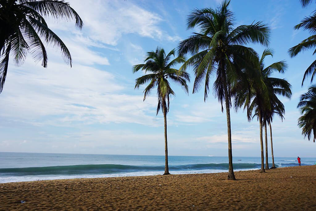 Strand in Avepozo in Togo