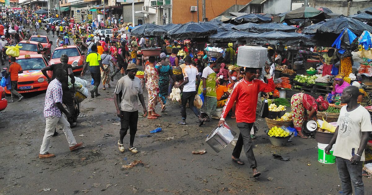 Adjamé in Abidjan, Elfenbeinküste
