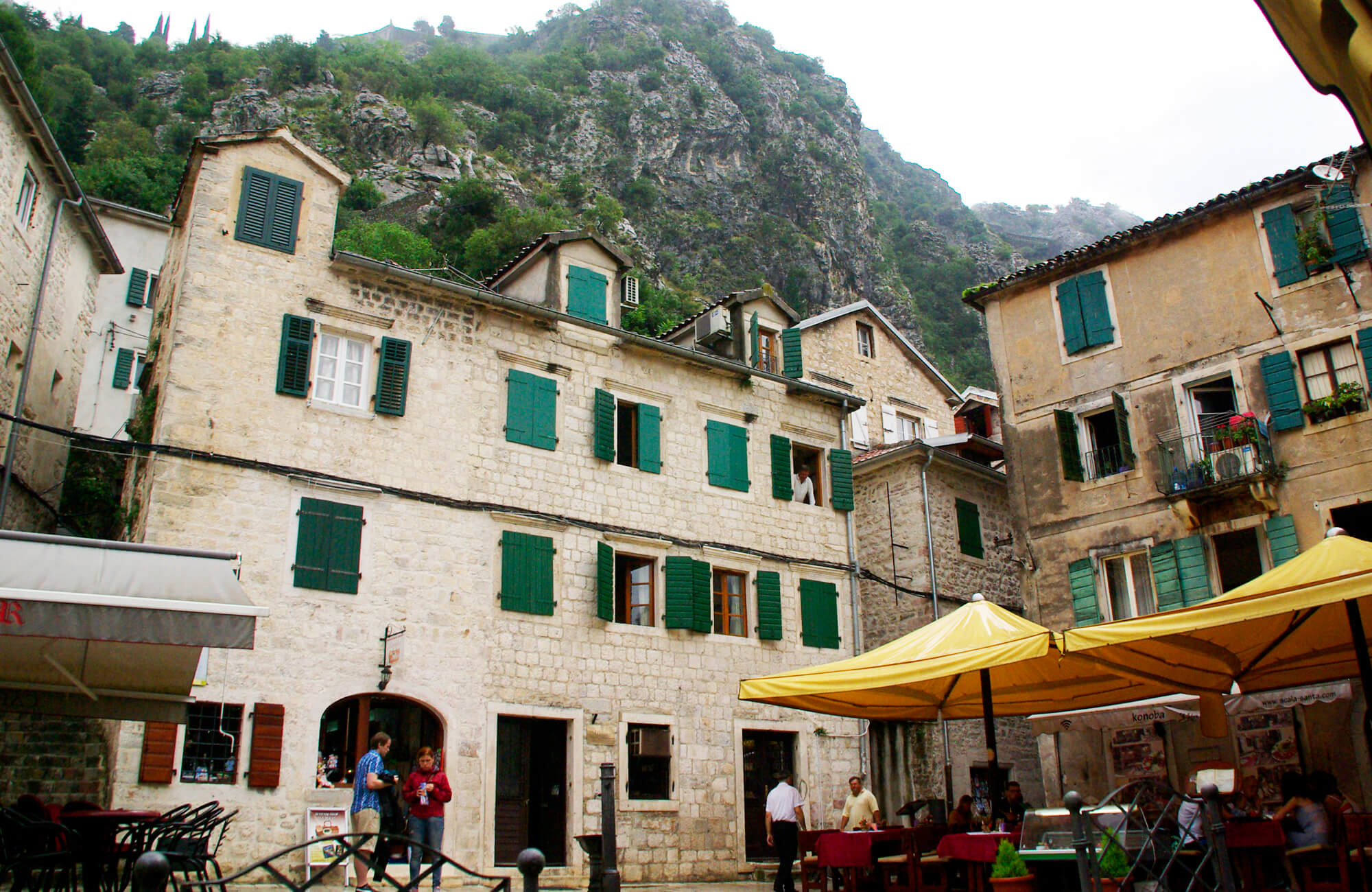 Gebäude in der Altstadt von Kotor