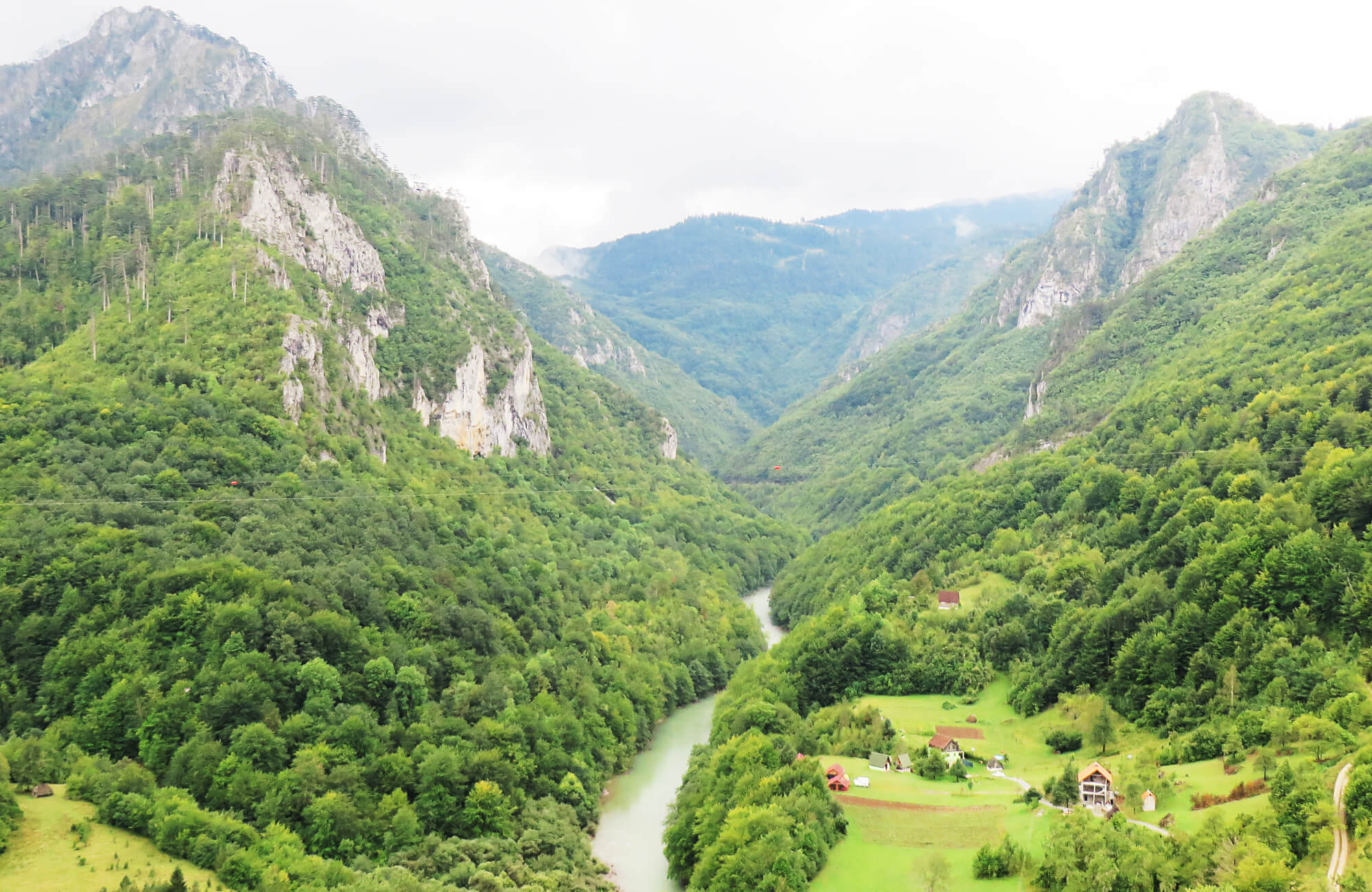 Blick in die Tara Schlucht