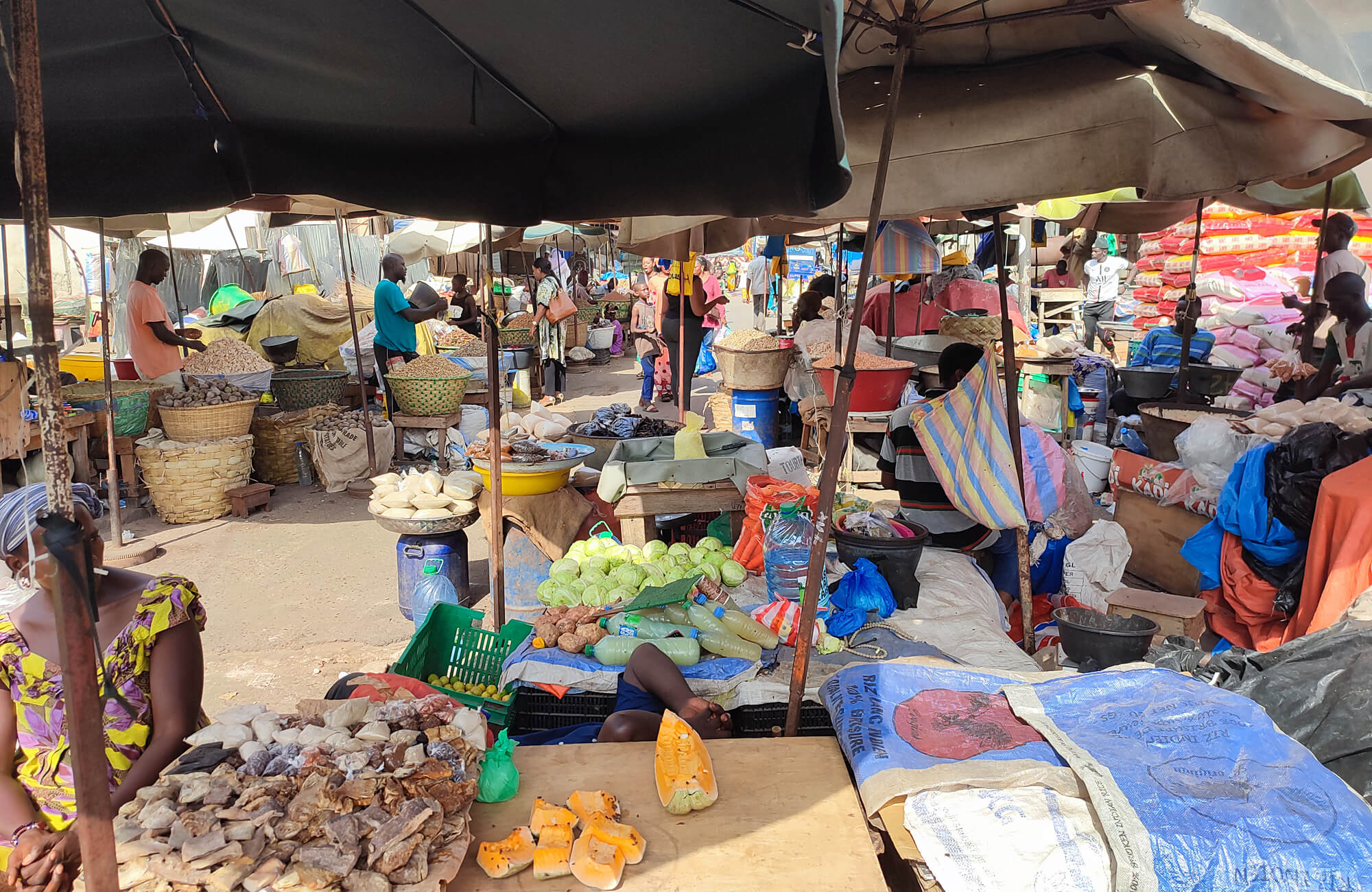 Marché Tilène in Dakar Senegal