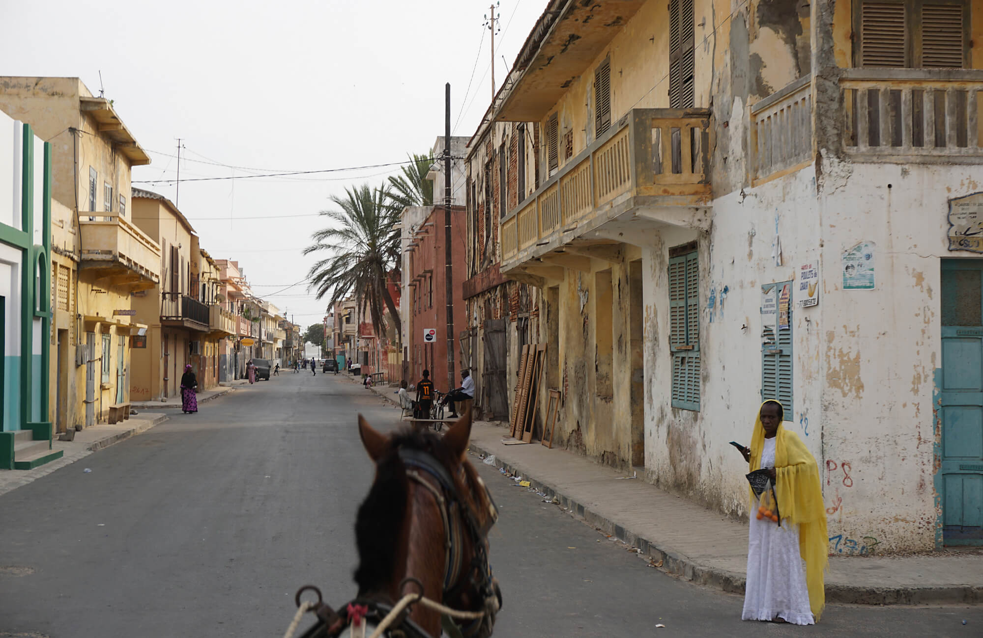 Strasse in Saint Louis