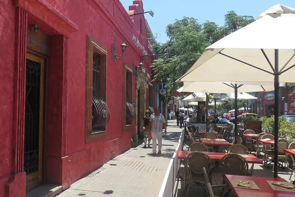 Restaurant im Barrio Bellavista von Santiago de Chile
